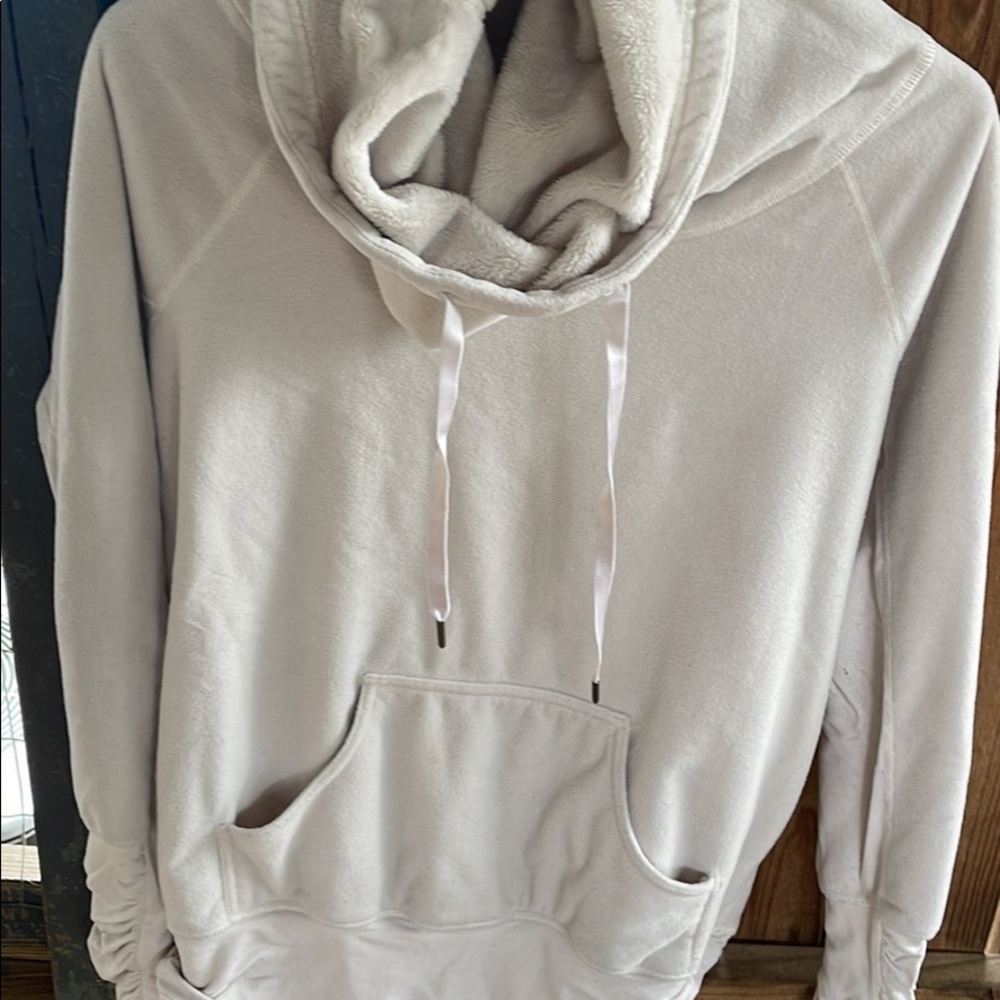 Lululemon cowl neck fleece sweatshirt